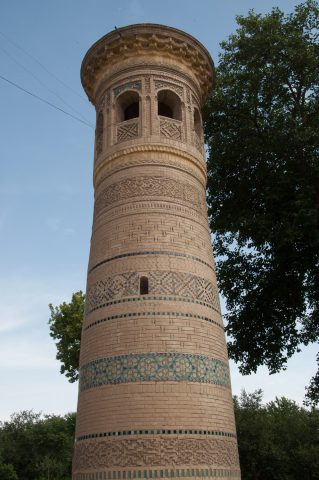 Mineret, Bolo Hauz Mosque, Bukhara
