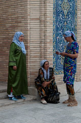 Outside ladies mosque, Bakhauddin Nakhshbandi Ensemble, Bukhara