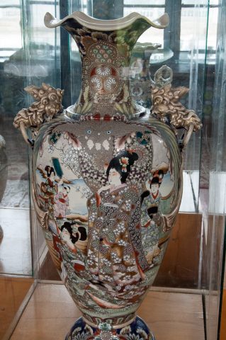 Artifacts inside Sitorai Makhi Khosa, Bukhara