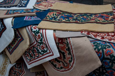 Embrodered covers, Khiva