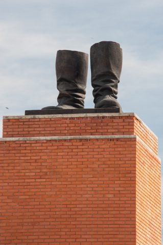 Stalin's boots, Memento Park, Budapest