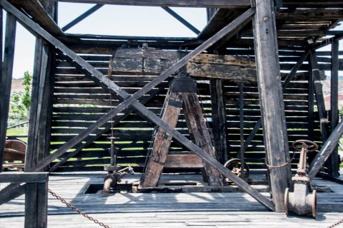 BibiheyBet Oil Field, Baku - derrick from 1846