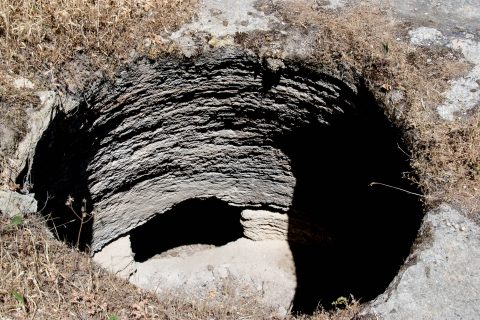 Mardakan Castle, Abseron Peninsula, Baku - storage pits