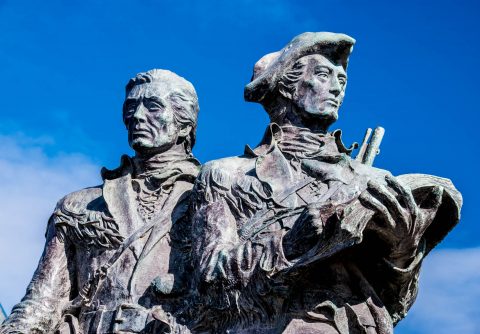Lewis & Clark statue, Seaside