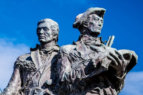 Lewis & Clark statue, Seaside