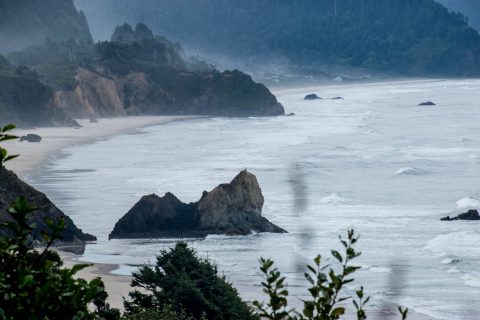 Oregon coast south of Cannon Beach