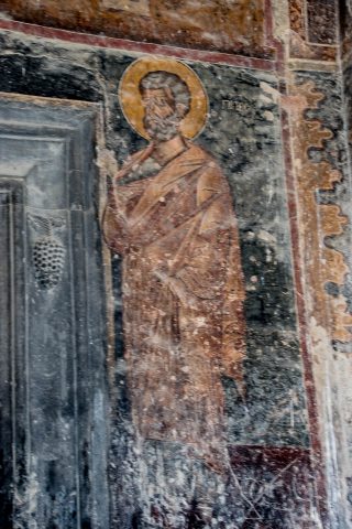 West door fresco, Alaverdi Cathedral, near Telavi