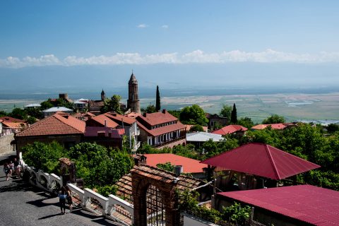 Sighnaghi - view over valley