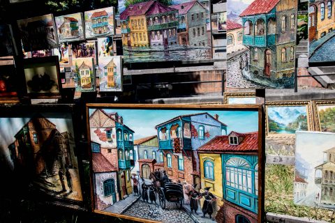 Art, Dry Brdige, Tbilisi