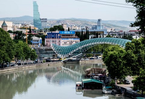 Peace Bridge, Tbilisi