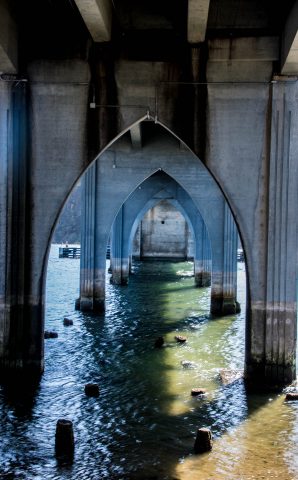 Arches of Siuslaw River Bridge, Florence