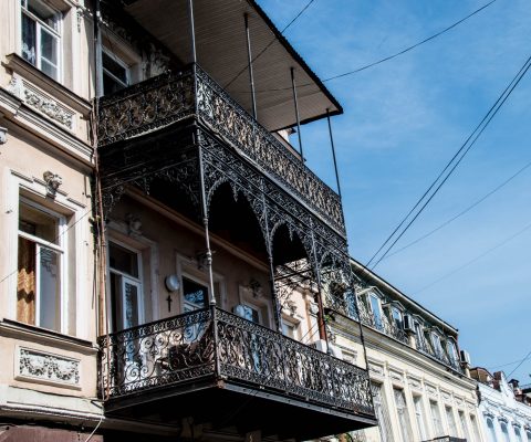 Old Town balconies, Tbillisi