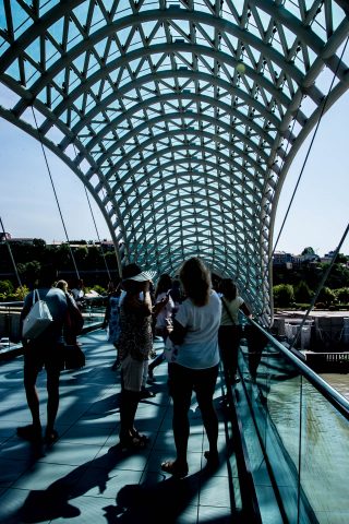 Peace Bridge, Tbilisi