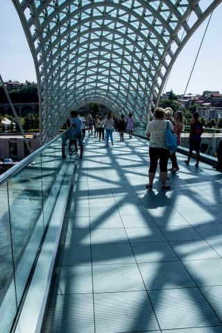 Peace Bridge, Tbilisi