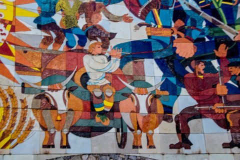 Russia-Georgia Friendship Monument, near Jvari Pass