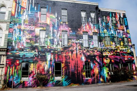 Mural by Dan Kitchener, Eureka, California
