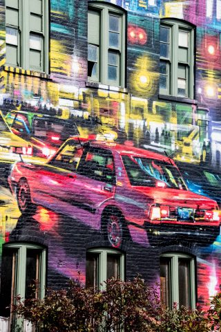 Mural by Dan Kitchener, Eureka, California