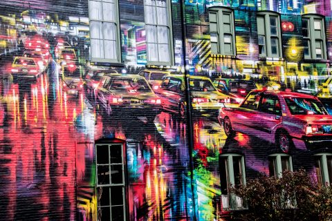 Mural by Dan Kitchener, Eureka, California