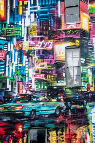 Mural by Dan Kitchener, Eureka, California