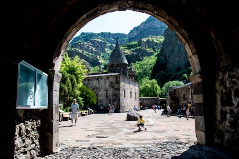 Entrance, Geghard Monastery, Armenia