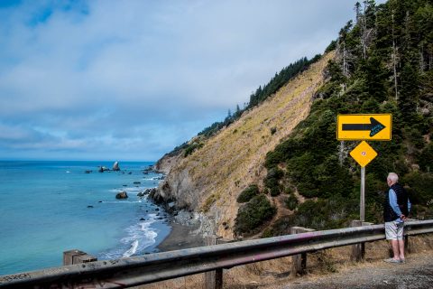 Highway 1, north of Westport, California