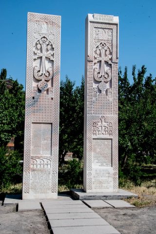 Khachkars, Echmiadzin, Armenia