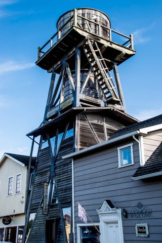 Water tower, Mendocino, California