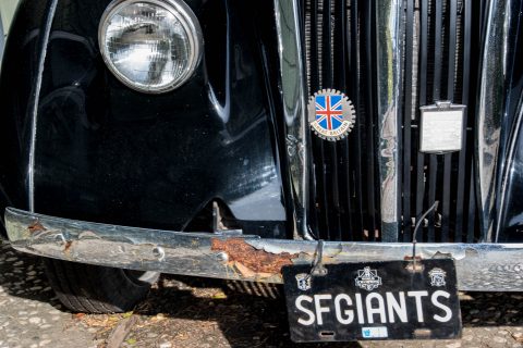 1955 London Taxi, Mendocino, California