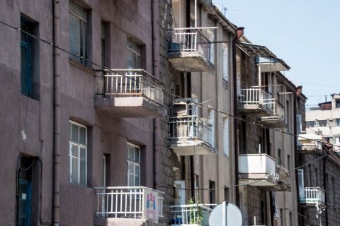 Soviet era apartments, Yerevan