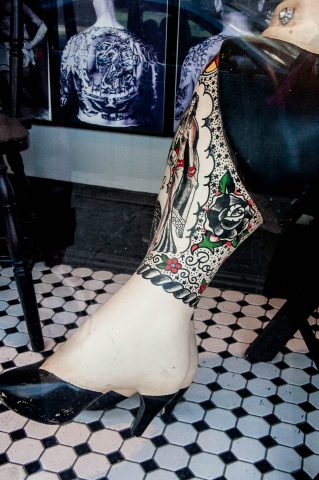 Tattooed model, Philadelphia