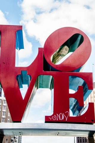 LOVE artwork (R Indiana), JFK Plaza, Philadelphia