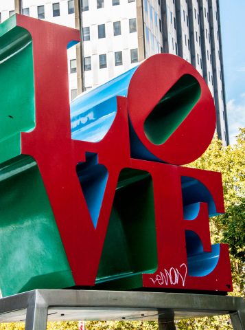 LOVE artwork (R Indiana), JFK Plaza, Philadelphia