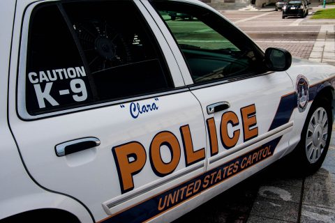 US Capitol police car, Washington DC
