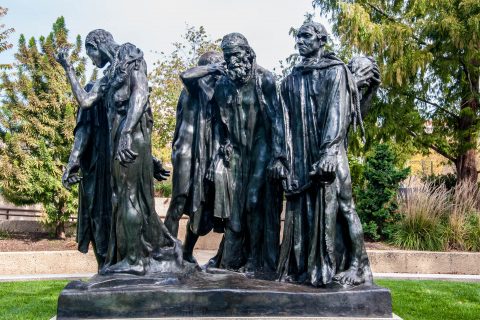 Burgers of Calais by Rodin, Hirshhorn Sculpture Garden, Washingt