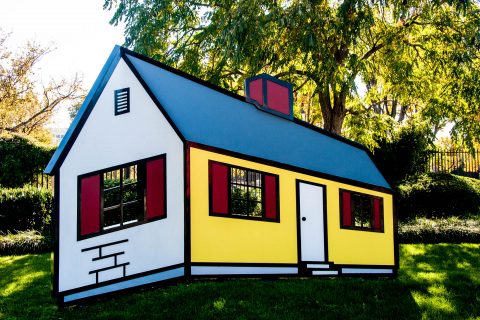 R Lichtenstein in National Sculpture Garden, Washington DC