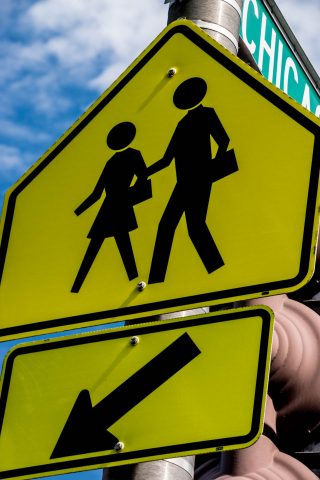 Road signs, Oak Park, Chicago