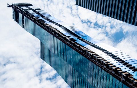 Aqua Tower from Chicago River, Chicago