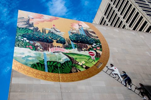 Mural,  Michigan Avenue, Chicago