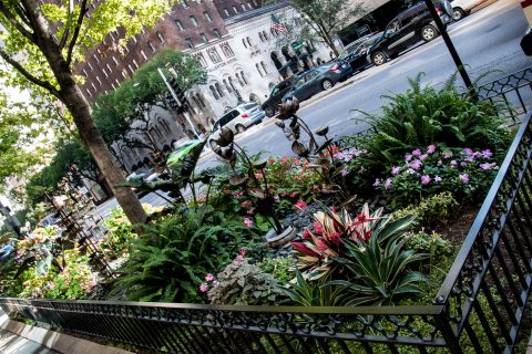 Michigan Avenue gardens, Chicago
