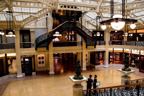 The Rookery Light Court by F L Wright (1905)