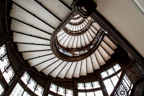 The Rookery Light Court by F L Wright (1905)