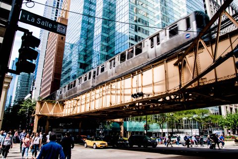 Downtown overhead rail system, Chicago