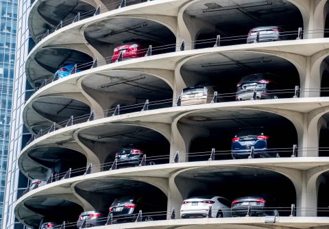 Car parking Marina City, Chicaco
