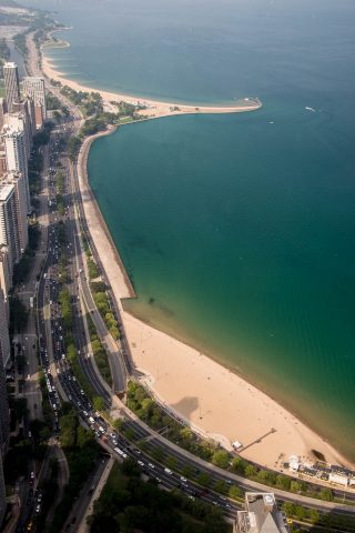 North from John Hancock Centre, Chicago