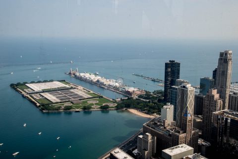 Navy Pier from John Hancock Centre, Chicago