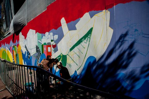 Street art, Santiago, Chile