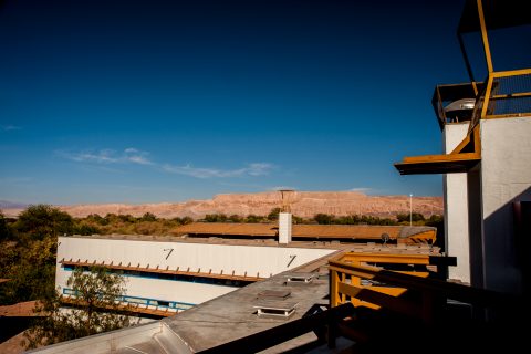 Andes from San Pedro de Atacama hotel, Chile