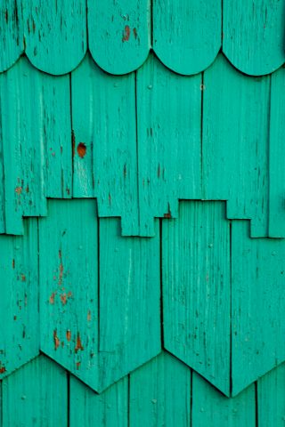 Wood-shingled house, Chacao, Chiloe, Chile