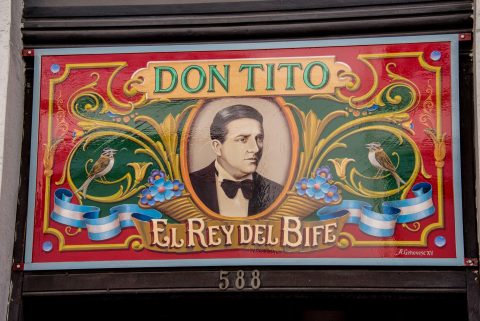 San Telmo area bar, Buenos Aires, Argentina