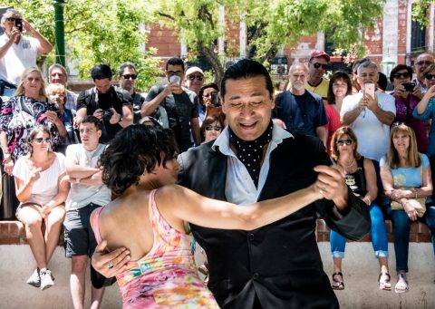 Tango on Sunday, Plaza Dorrego, Buenos Aires, Argentina